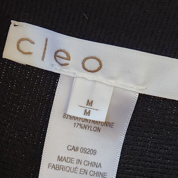 CLEO WOMENS BLACK MAXI SKIRT SIZE MEDIUM - Picture 2 of 2